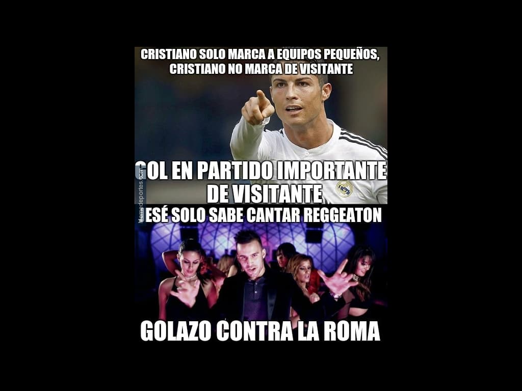 Los memes de la jornada se los llevaron Cristiano Ronaldo, quien anotó en Champions, y Messi que marcó su gol 300 con el Barcelona