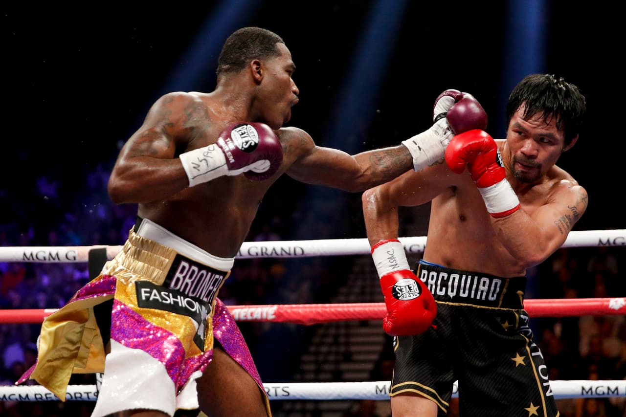 En el último asalto, el público en el MGM Grand abucheó a Adrien Broner por su falta de claridad en busca del triunfo.