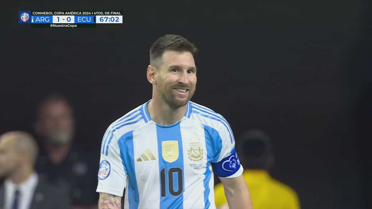 Seguimiento | Messi queda a deber en el pase de Argentina ante Ecuador