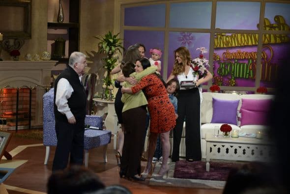 Posteriormente, Lidia recibió la visita de sus padres.