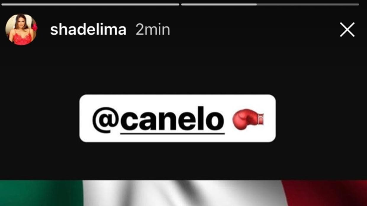 Shannon de Lima compartió un mensaje de apoyo para el que fuera su pareja, antes de iniciar la pelea, sin dejar en claro el estatus de la relación.