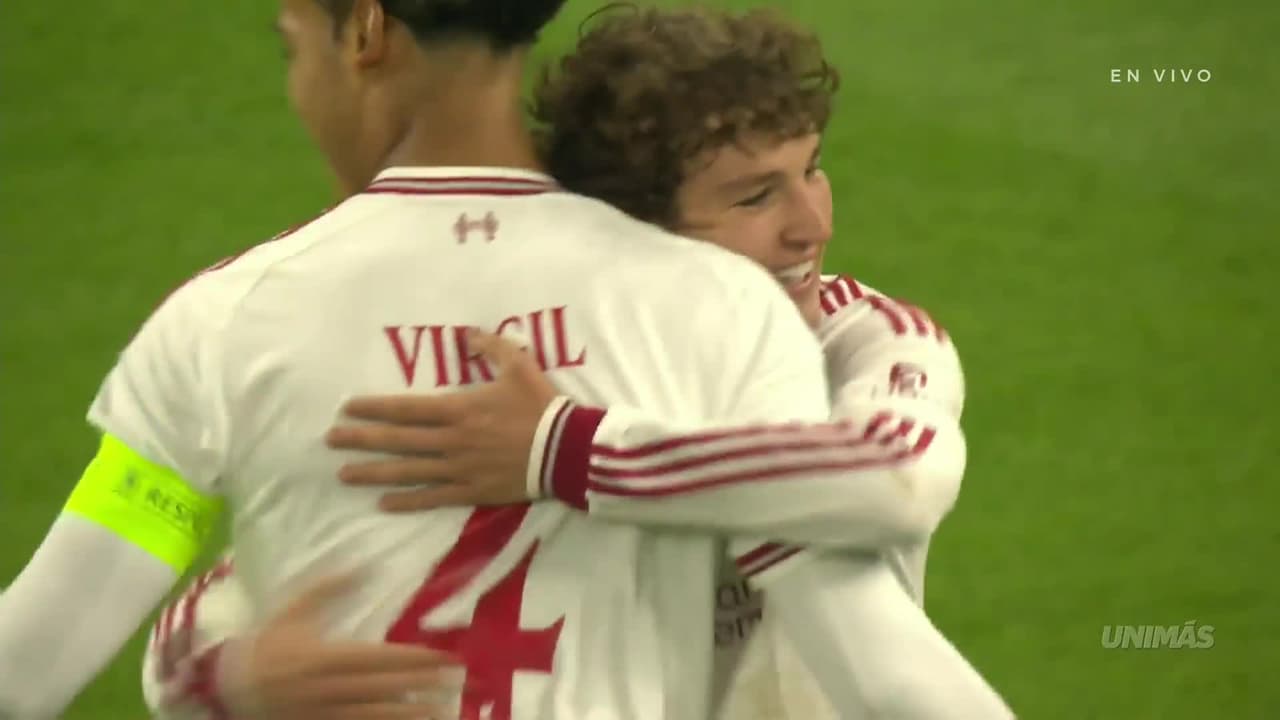 ¡Gol del Liverpool! Lewis Koumas hace el set, game y match ante LASK
