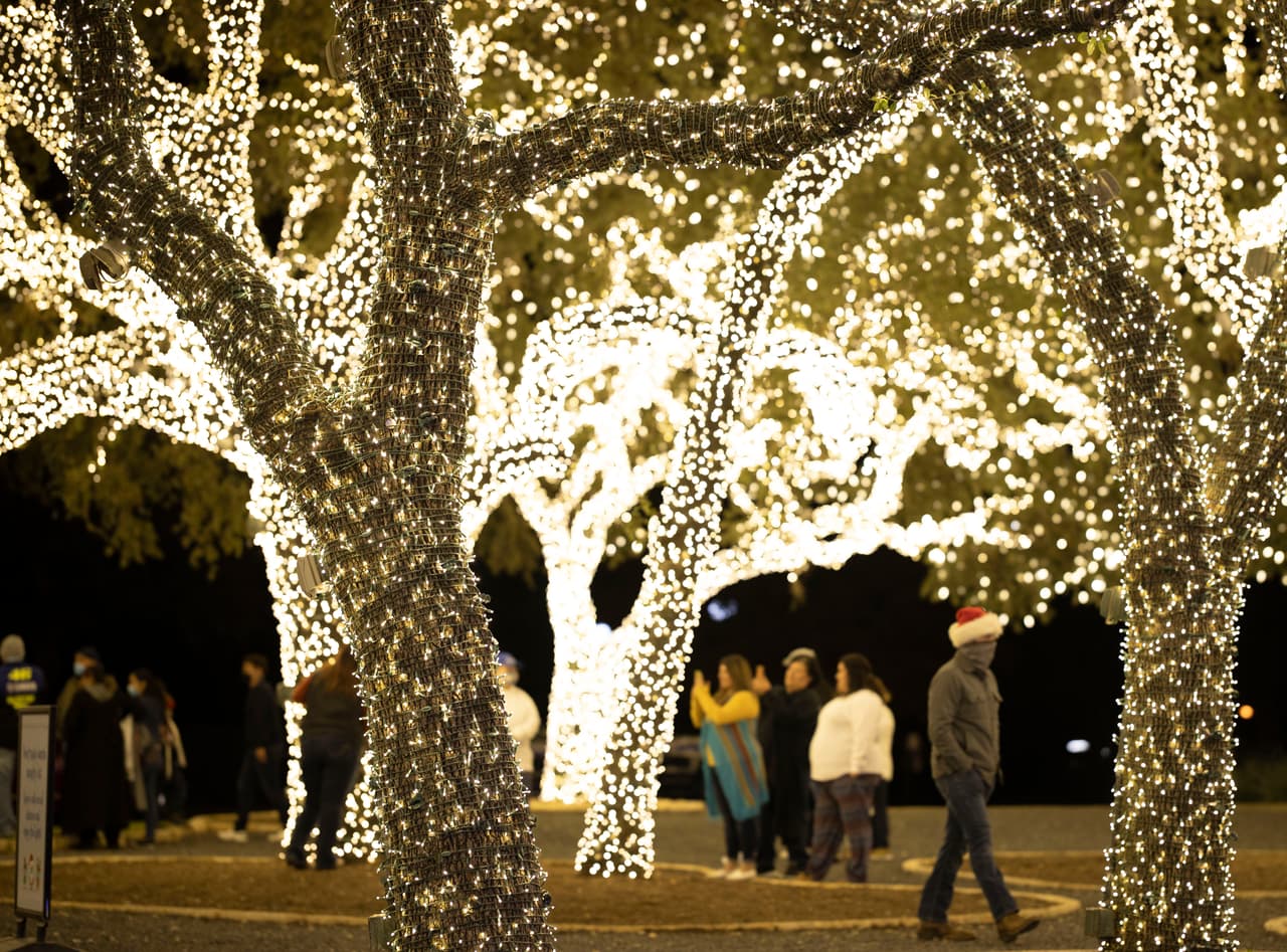 Se anima a todos los visitantes a disfrutar de las luces desde la seguridad de su vehículo. Si las personas desean entrar al parque, deben seguir las medidas de seguridad para evitar contagios por coronavirus.