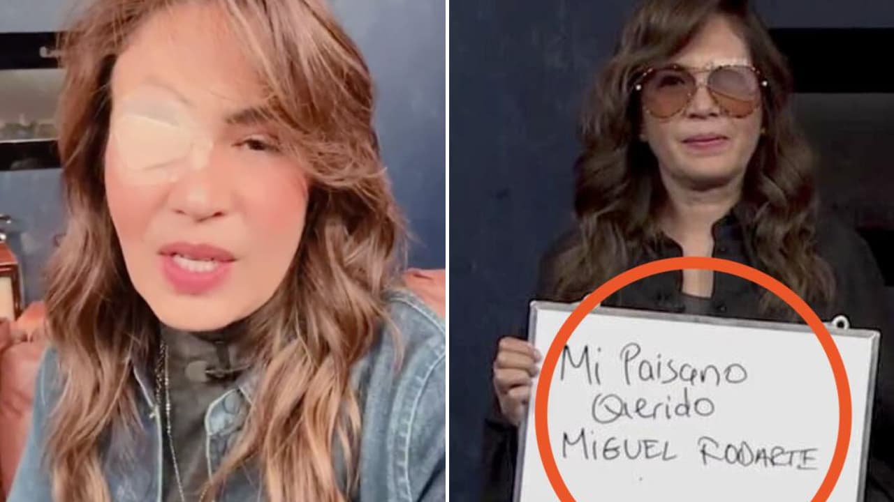 Yolanda Andrade reaparece desde el hospital tras mostrar que usa una pizarra para comunicarse