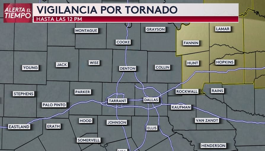 Tiempo severo en el norte de Texas: Una mañana de tormentas intensas para el Metroplex de Dallas – Fort Worth 