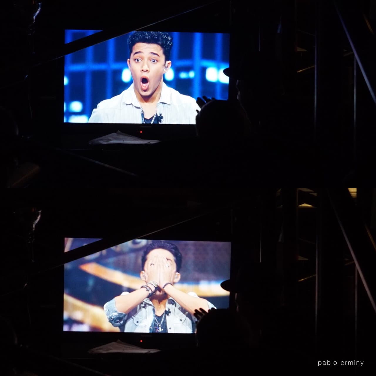 De igual manera Joel entró a La Banda y aquí captamos el justo momento en que se lo anunciaron.