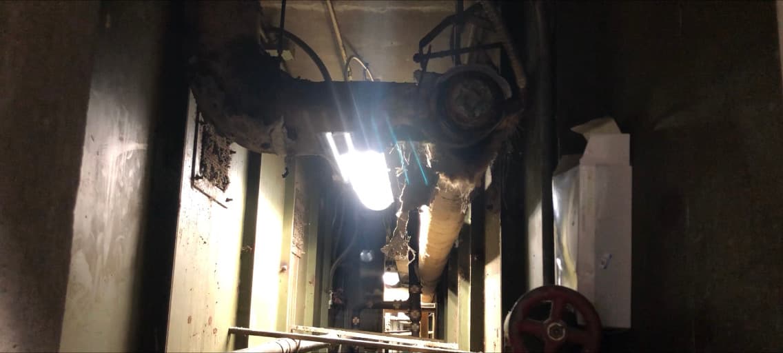 La tuberías han sido afectadas considerablemente