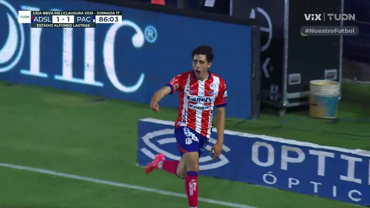 ¡Osote de Idrissi! Gool de San Luis para el 2-1