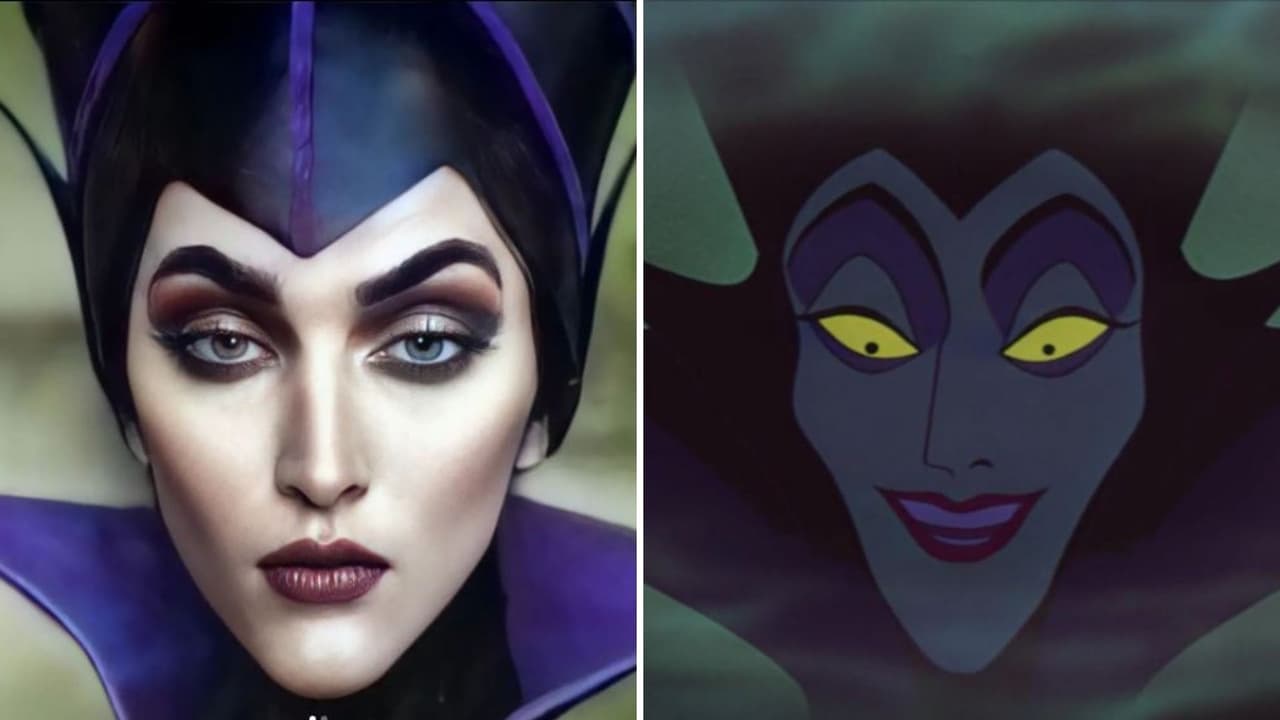 Maléfica realista vs Maléfica animada
