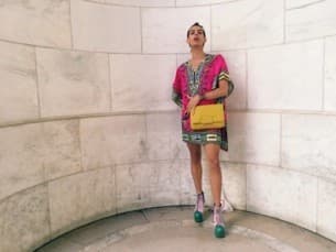 Je'Jae Cleopatra Daniels en la fiesta.