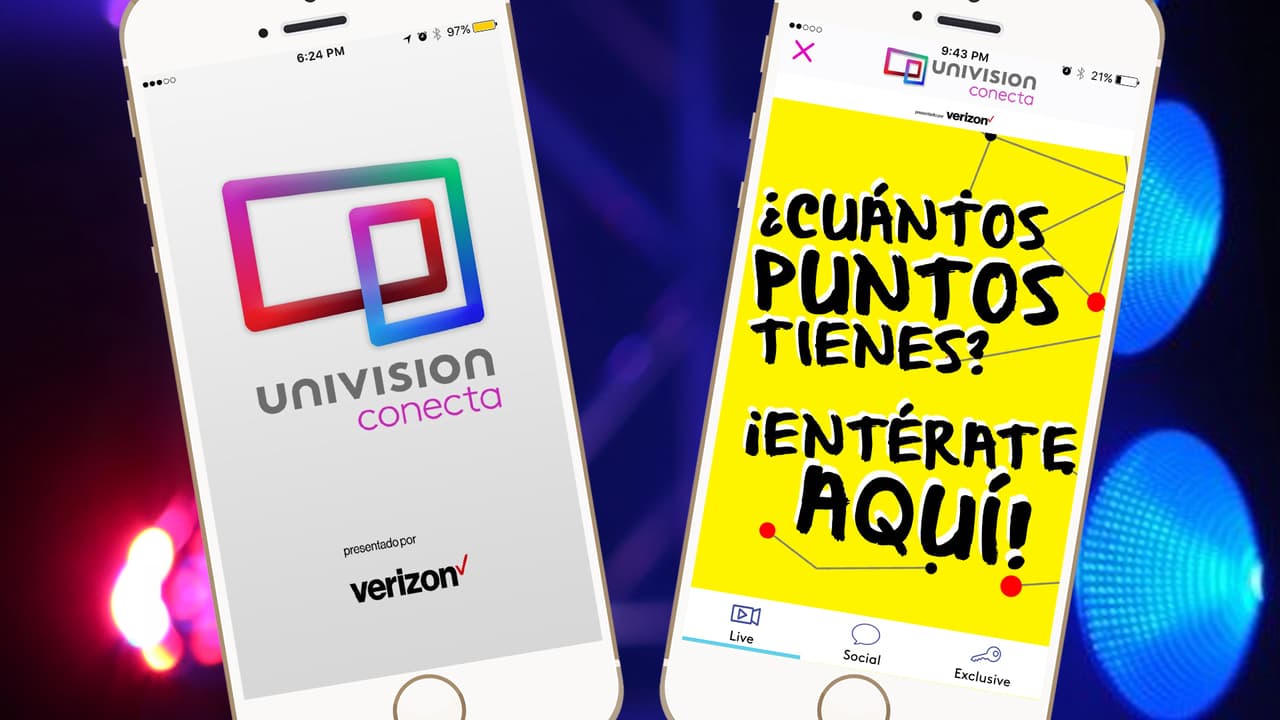 Throughout the 1st Season of La Banda, Verizon played a huge role in the Univision Conecta App. But also being the first Hologram transmitted to La Banda’s stage live from the winner’s hometown.