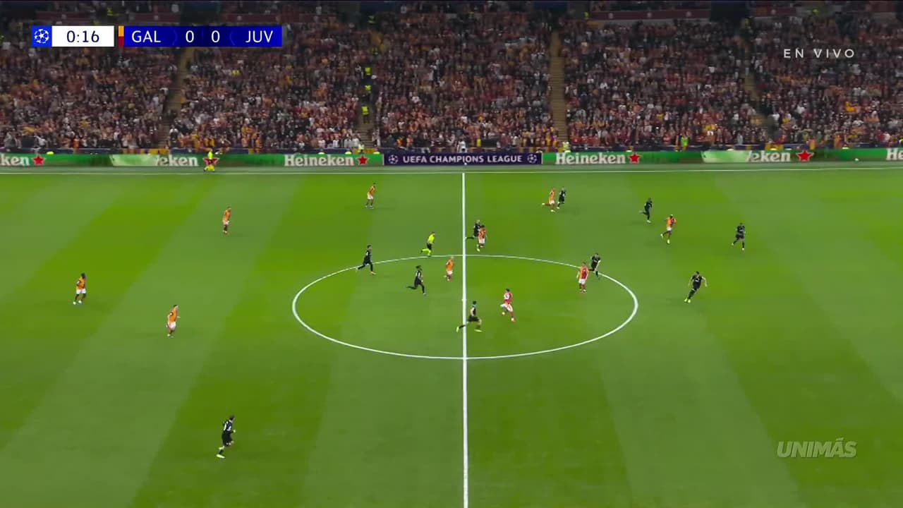 ¡Inicia el partido! Galatasaray vs Juventus Playoffs Champions League