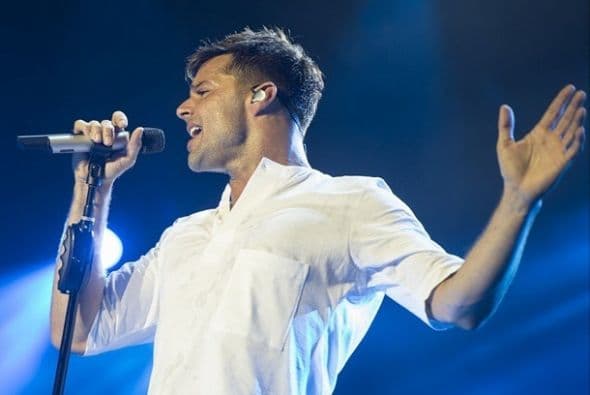 Pero para estar lleno de energía durante sus conciertos, Ricky siempre se cuida al máximo.