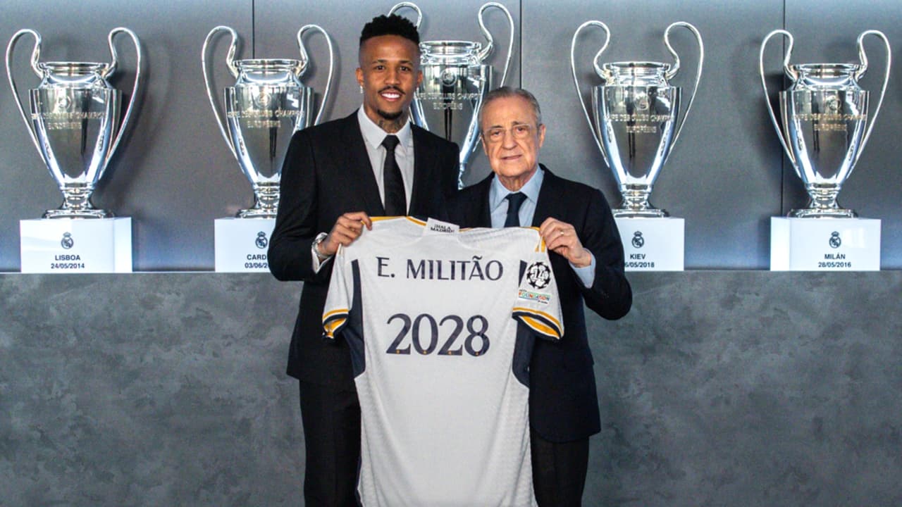 Real Madrid renueva a Éder Militao hasta 2028