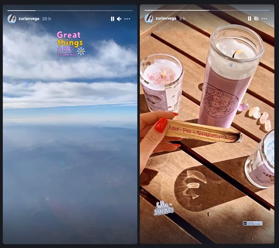 El jueves 31 de diciembre escribió en su cuenta de Instagram: "Gracias por compartir conmigo este año complicado para todos. Les deseo salud y un muy buen 2021. Mi amor a todos los que han perdido un ser querido este año". Y finalizó pidiéndoles: "Cuídense mucho".