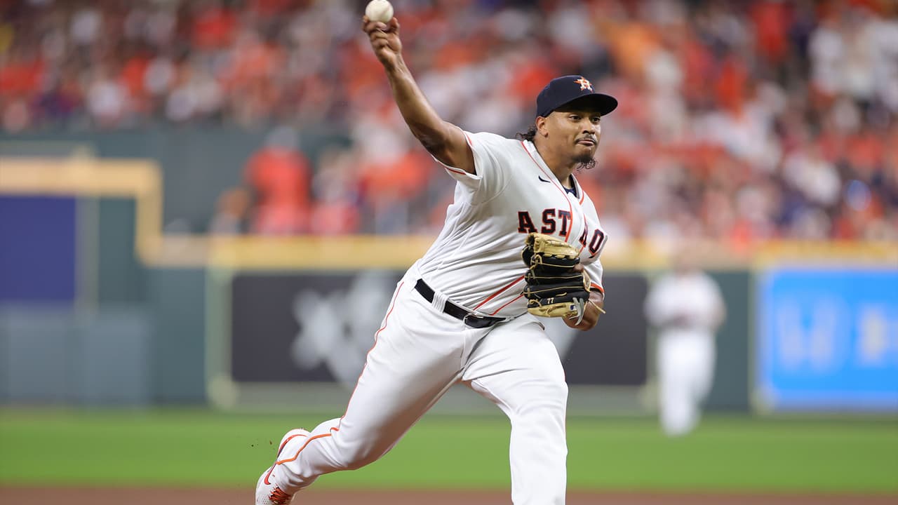 Los lanzamientos de Luis García fueron claves para la victoria de Astros.