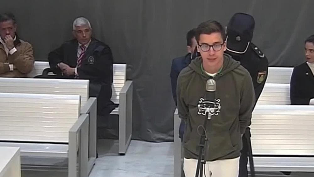 Diego Cruz Alonso, uno de 'Los Porkys', comparece ante el juez