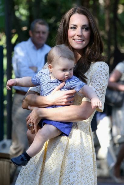 Mira más fotos del pequeño George y sus papás.