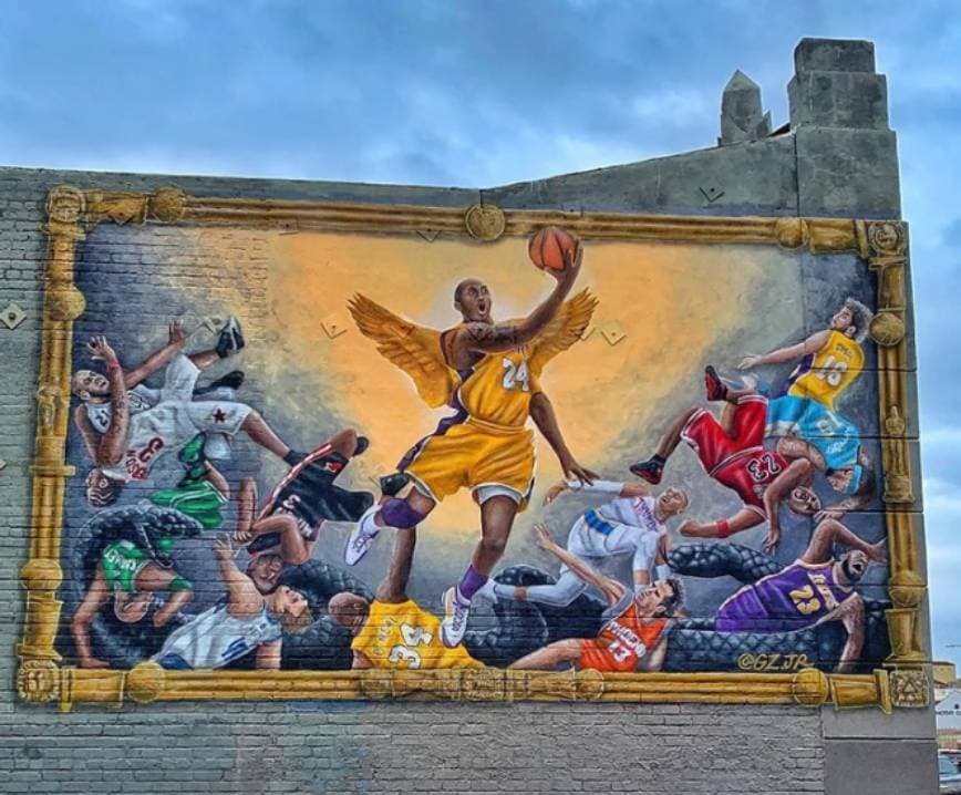 Las calles de las principales ciudades de los Estados Unidos se adornan con las asombrosas muestras de amor para la leyenda de la NBA.