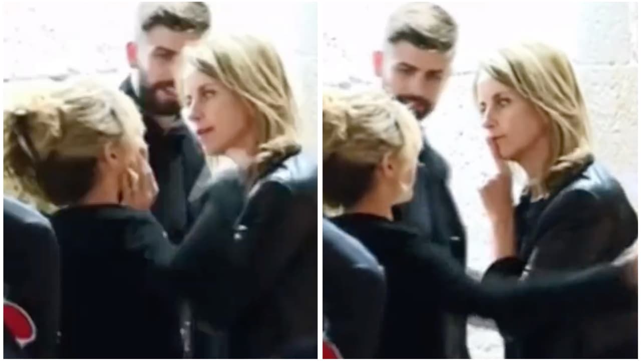 Reviven video en el que la exsuegra de Shakira la habría mandado a callar frente a Piqué