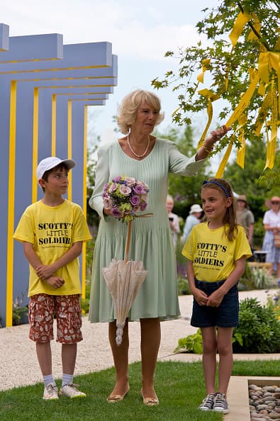 Se sabe que es con sus nietos con quienes Camila comparte mayormente.