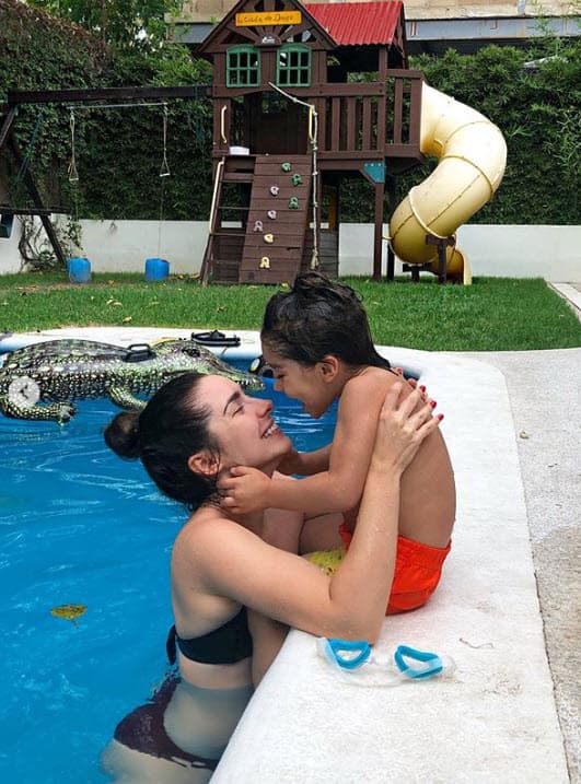 Ariadne Díaz finalizó compartiendo que poco tiempo antes de perder a su prima, tuvo un momento muy feliz junto a su primogénito.