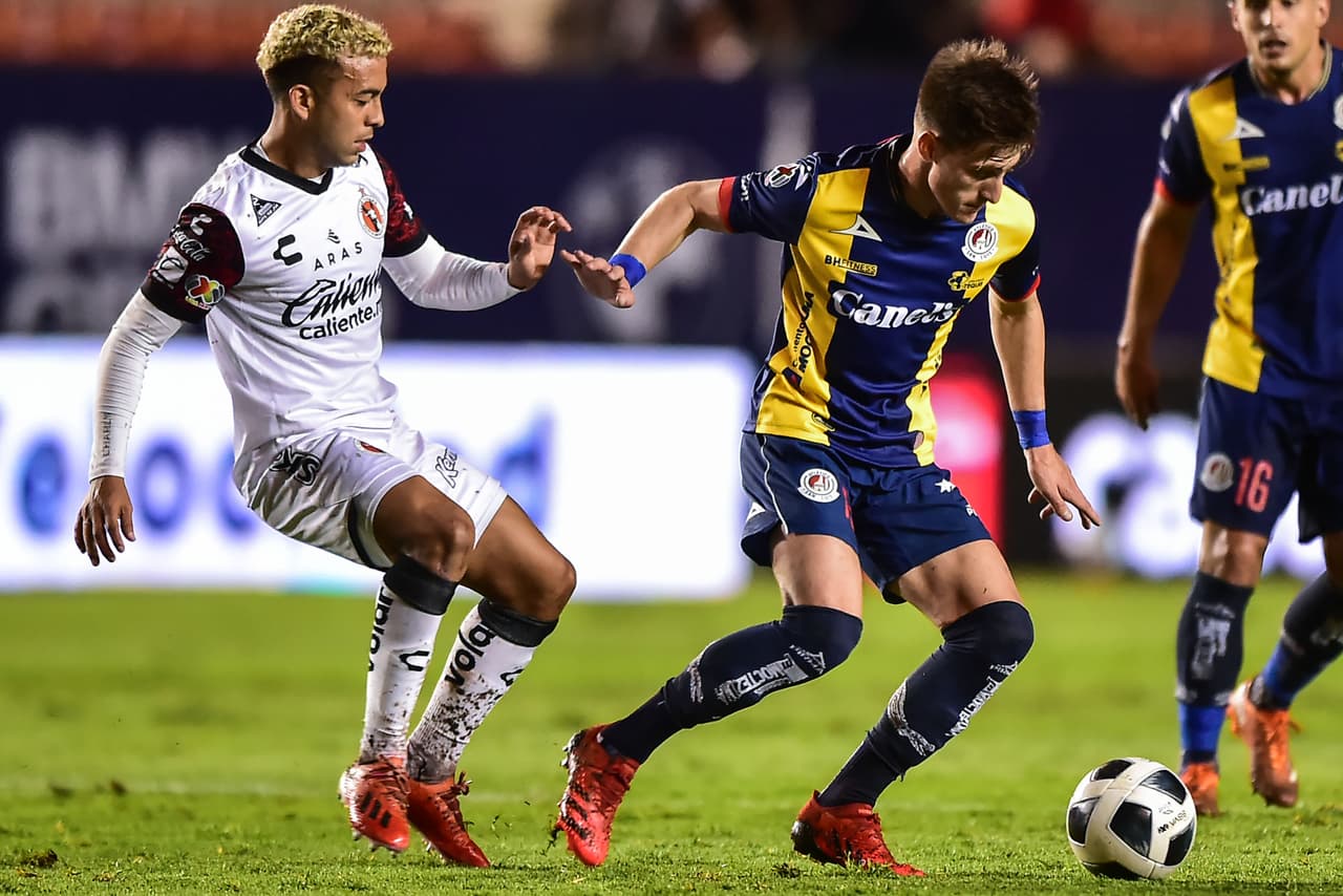 Con un hat trick de Germán Berterame y gol de Facundo Waller, Atlético San Luis golea 4-1 a Tijuana.