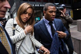 Ray Rice y Janay Palmer.