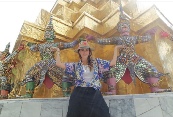 En las vacaciones de Galilea Montijo hay historia, arquitectura, lugares interesantes y mucha diversión.