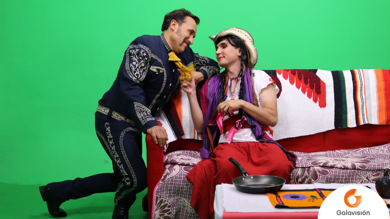 La abuela Lupe dejó ver su lado más coqueto durante las grabaciones.