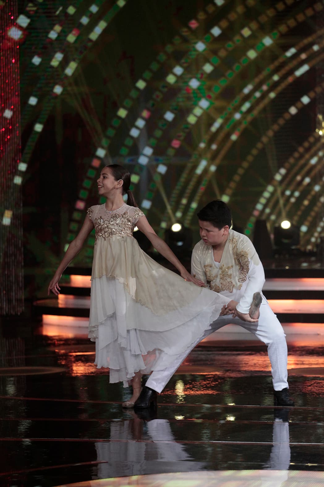 Ramón y Valeria actuaron por primera vez junto al resto de sus compañeros de escuadrón.