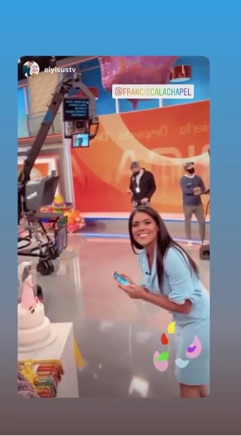 Fue la más buscada de la mañana y en todo momento la captaron con los ojos brillantes de tanta felicidad.