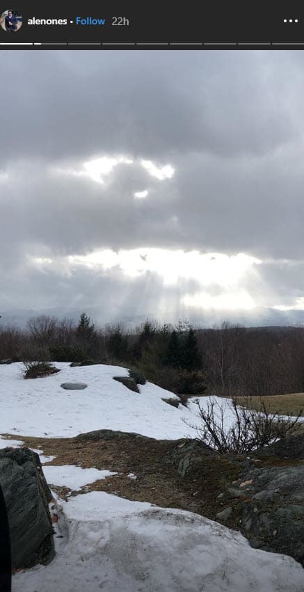 Aunque Torre y Nones se fueron, De la Parra se quedó para seguir disfrutando de la nieve de Vermont y de los hermosos paisajes naturales, sin imaginar que sufriría un percance.
