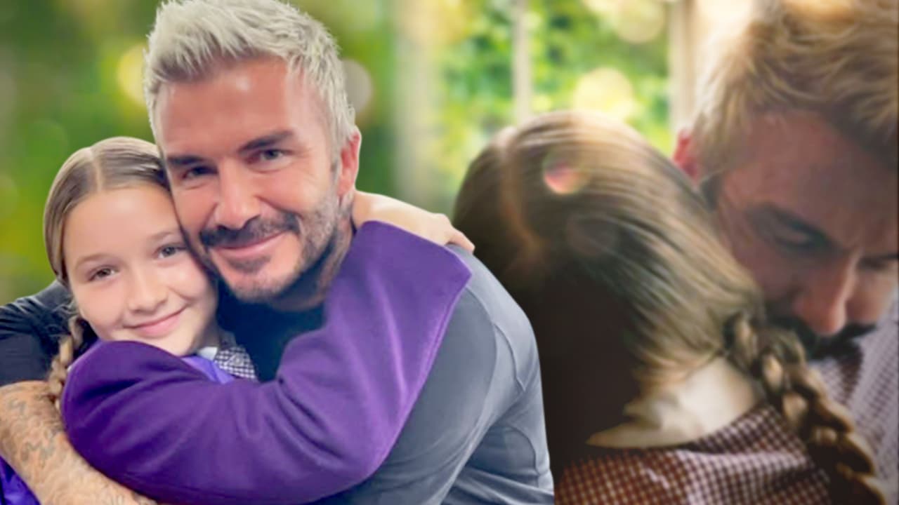 "¡Por favor, no te vayas": David Beckham ruega a su hija de 10 años que no lo deje por irse a su primer día de escuela