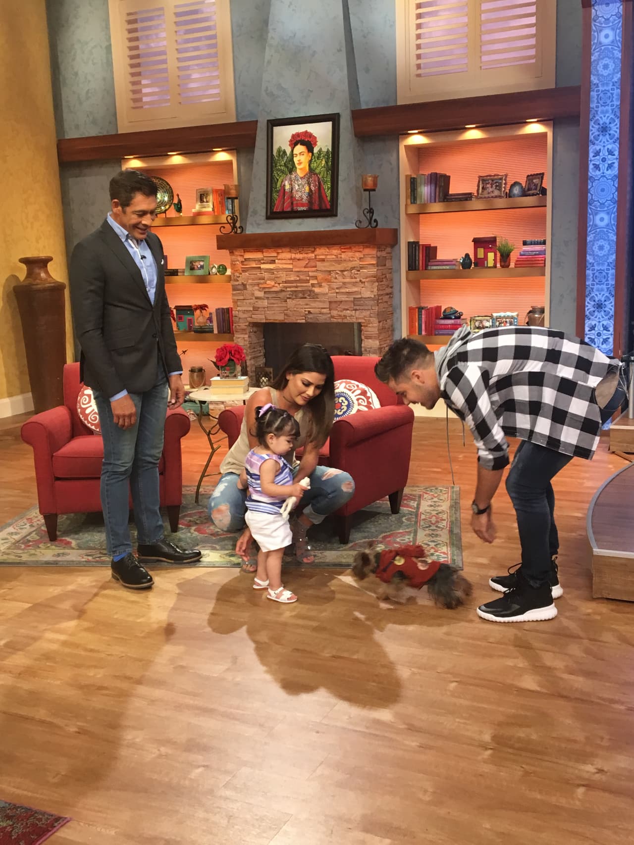 Al principio Giulietta fue muy cautelosa y no quería acercarse a Tobi.