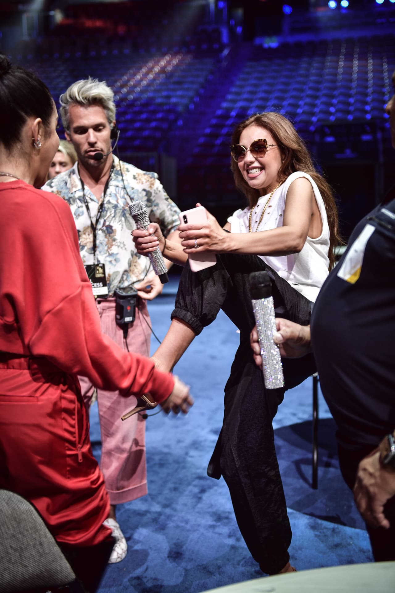 <b>"Estoy emocionada, contenta, feliz de estar aquí",</b> dijo en esta entrevista exclusiva para Univision.com.