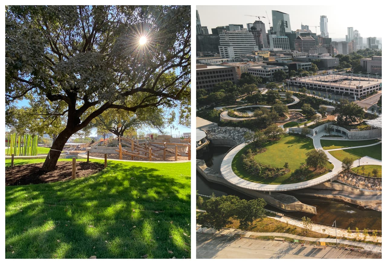 Así luce el parque con el "espacio verde más grande" del centro de Austin