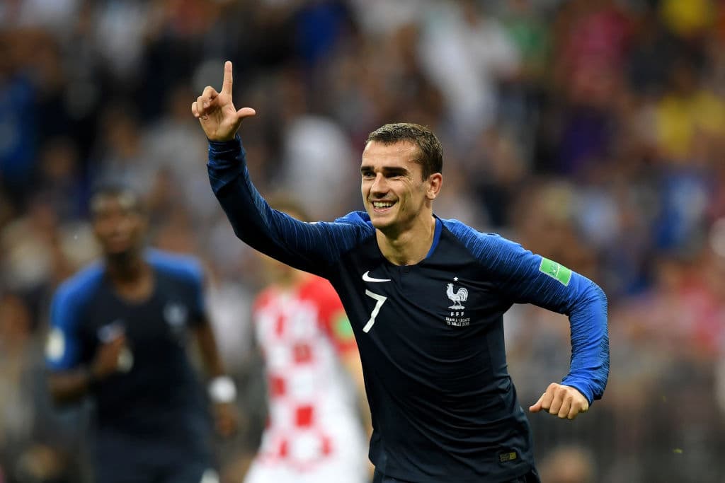 Antoine Griezmann marcó un gol en la final, y ganó la Bota de Plata con cuatro goles en el Mundial, tres de ellos en la fase de eliminación directa.