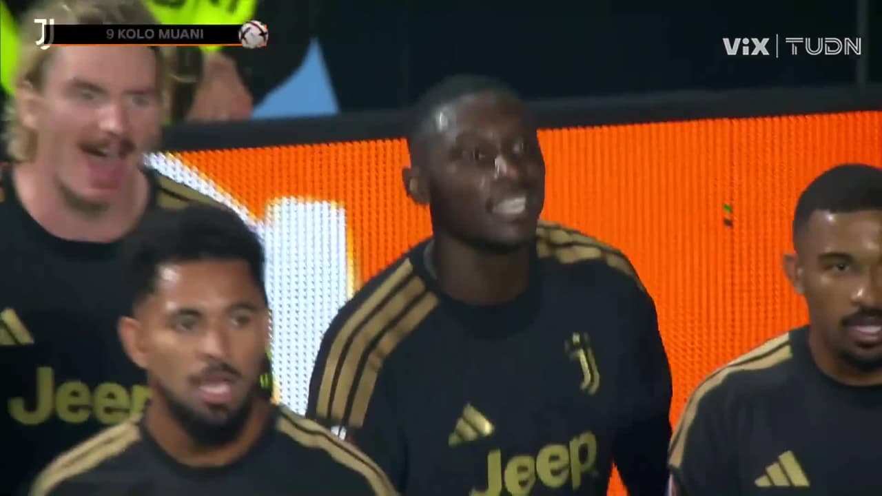 ¡Gool de la Juve! Kolo Muani remata de cabeza para el 1-2