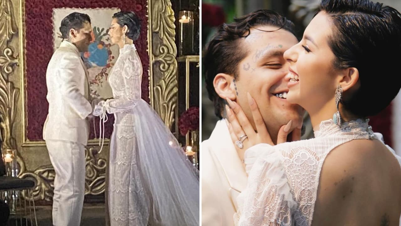 “Qué suertuda yo”: Este sería el discurso de amor que Ángela Aguilar dedicó a Nodal en su boda