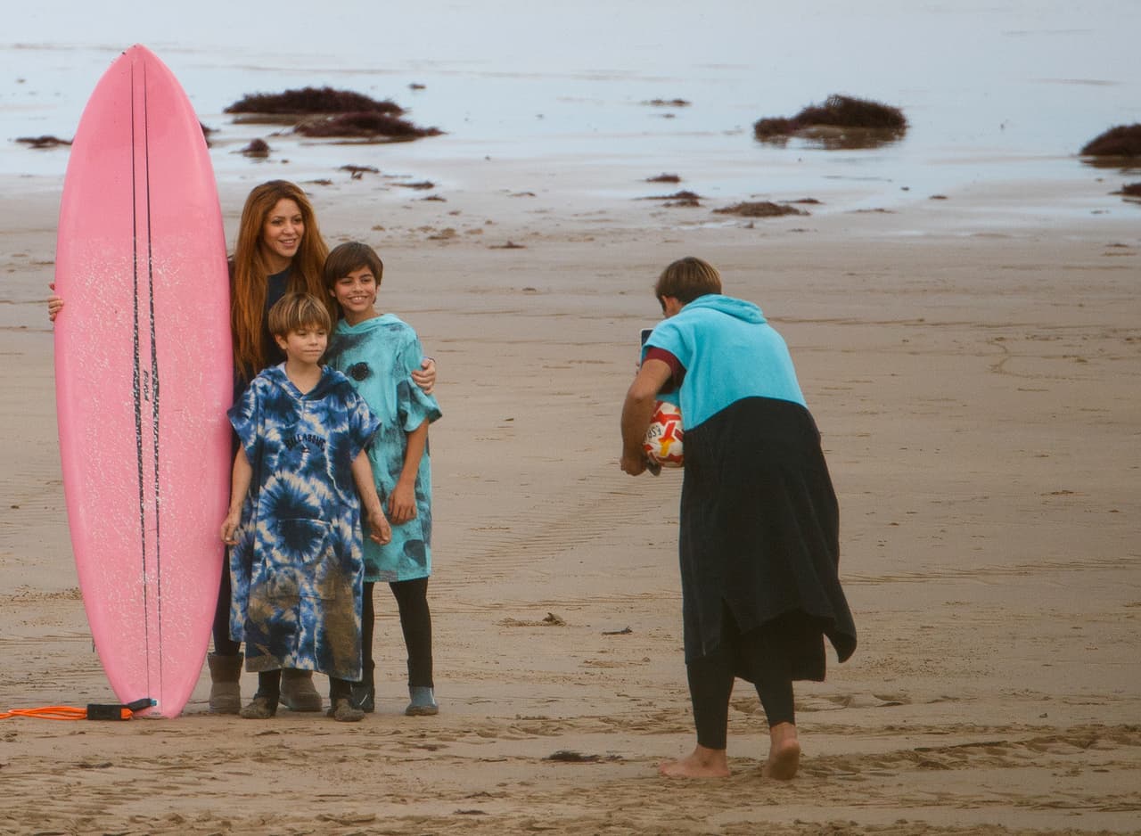 El 25 de noviembre, ella viajó a Cantabria junto con Milan, Sasha y su hermano. 
<br>