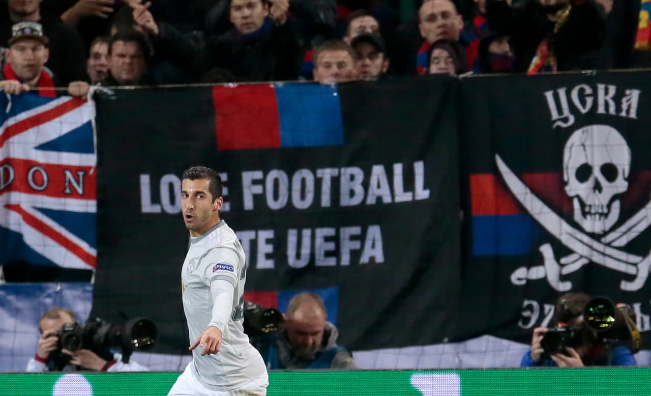 <b>16. Henrikh Mkhitaryan </b>(Manchester United / Armenia): 3 puntos.