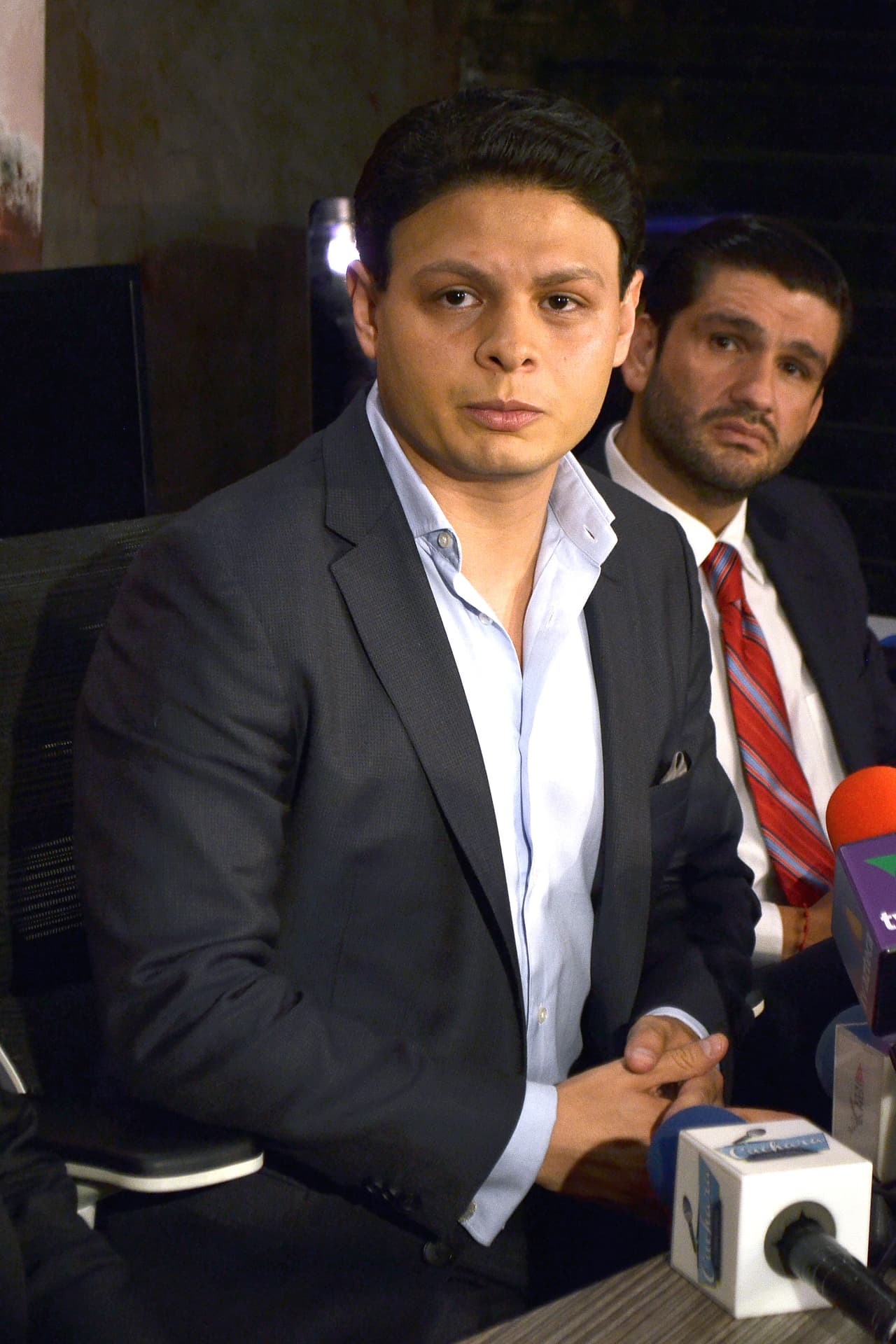 Ante las constantes denuncias de Ninel en medios de comunicación y redes sociales, Giovanni Medina fue cuestionado en torno a esta situación: "Lo primero que te tengo que decir: 
<b>mi hijo está muy bien, muy contento</b>", le dijo a Gustavo Adolfo Infante en el programa ' 
<a href="https://www.youtube.com/watch?v=6cCTDgNHWNo" target="_blank">De primera mano</a>', el 1 de abril pasado. 
<br>