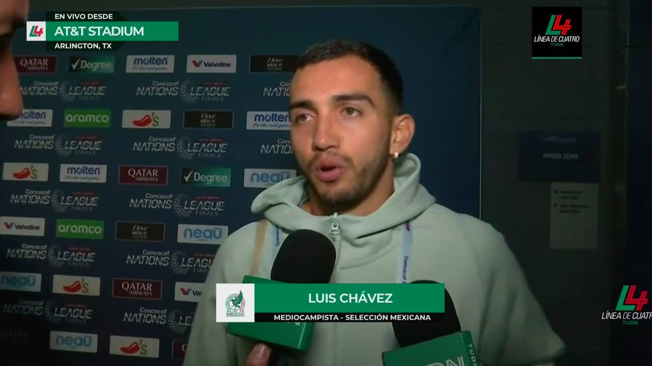 Luis Chávez descarta obsesión en el Tri por ganar la Nations League