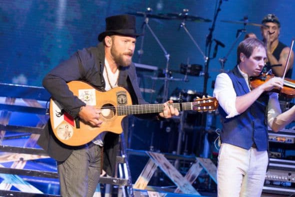 4. Zac Brown Band; 1,061,892 dólares; 47.67 dólares.