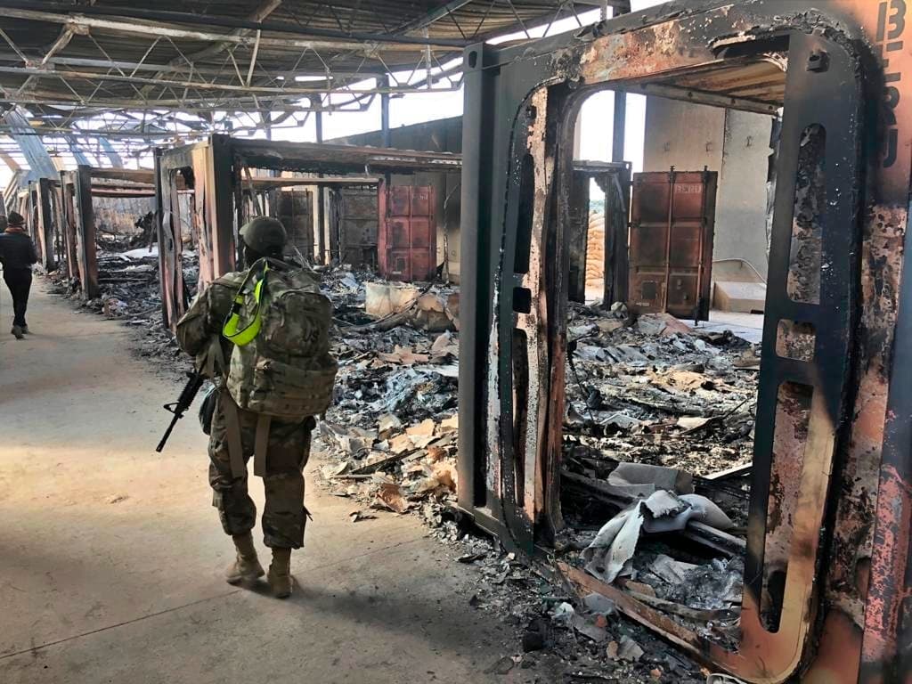 Dos estadounidenses murieron en un ataque con cohetes contra un base militar en Irak