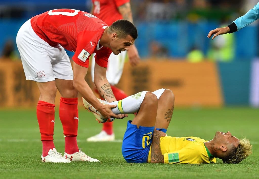 En el juego contra Suiza por el Grupo E el pasado 17 de junio de 2018 en Rostov.