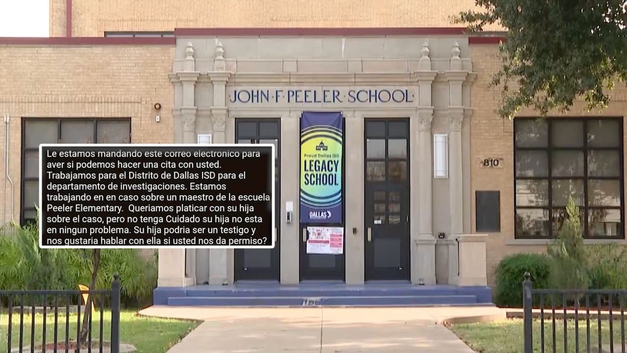 Padre busca respuestas tras presunto abuso y tocamientos a su hija en escuela de Dallas ISD