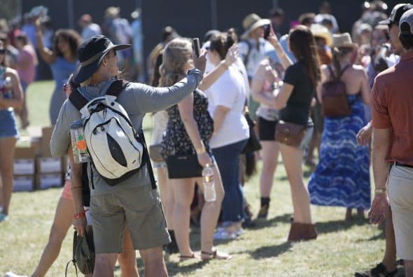 Miles de asistentes de todo el mundo disfrutaron de más de 180 presentaciones de bandas como Pearl Jam, Eminem y Outkast.