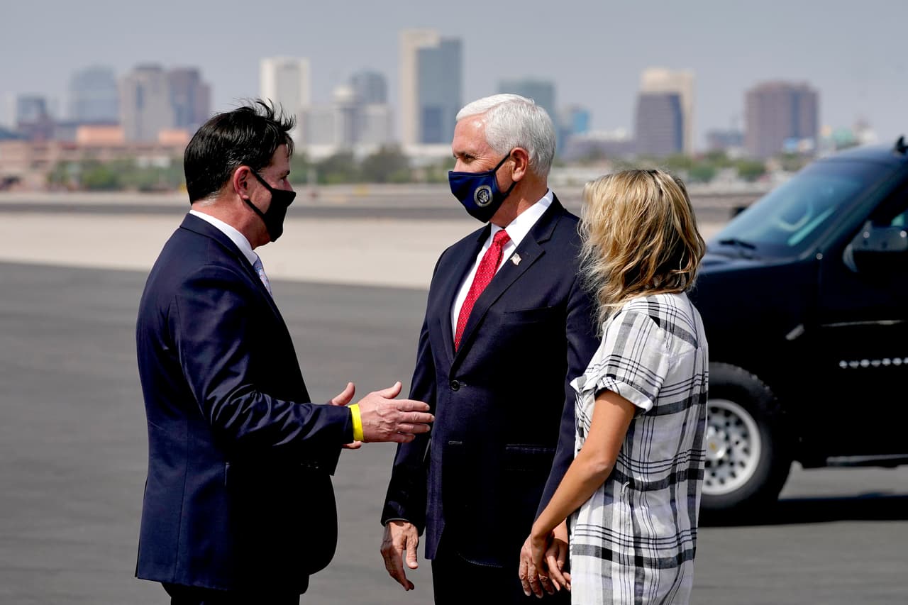 "El presidente ganó Arizona en el 2016 y lo vamos a ganar en el 2020”: vicepresidente Mike Pence en su visita